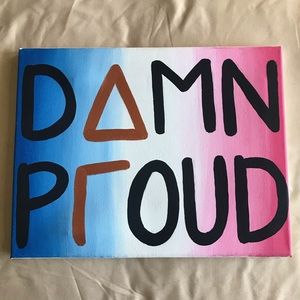 Delta Gamma hand painted canvas!